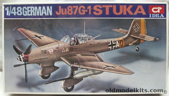 Idea 1/48 Junkers Ju-87 G-1 Stuka - (ex Monogram), 1512 plastic model kit